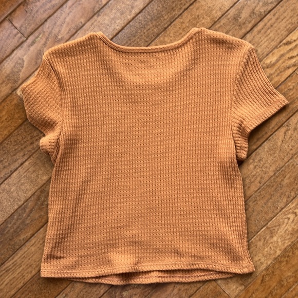 EUC American Eagle waffle knit top - Picture 2 of 3